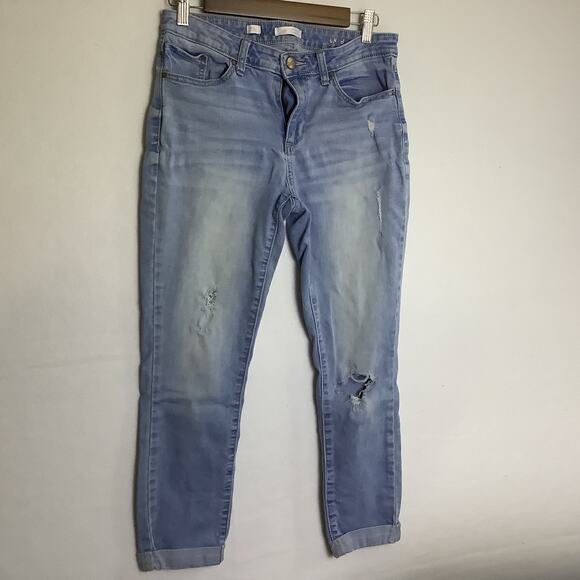 Lauren Conrad Womens Boy Cut Skinny Jeans - Waist 29" Inseam 24.5" - Picture 1 of 16